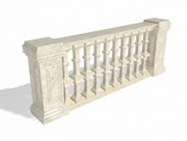 Outdoor railings 3d preview