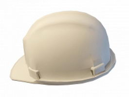 White helmet 3d model preview