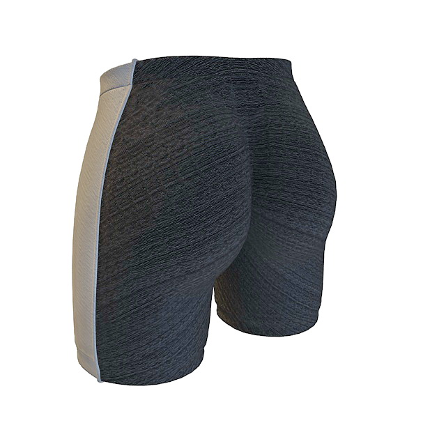 Mens underwear boxer shorts 3d rendering