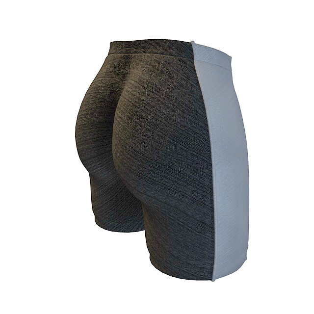 Mens underwear boxer shorts 3d rendering
