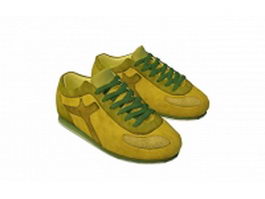 Trainers sports shoes 3d model preview