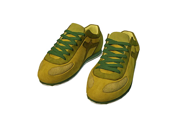 Trainers sports shoes 3d rendering