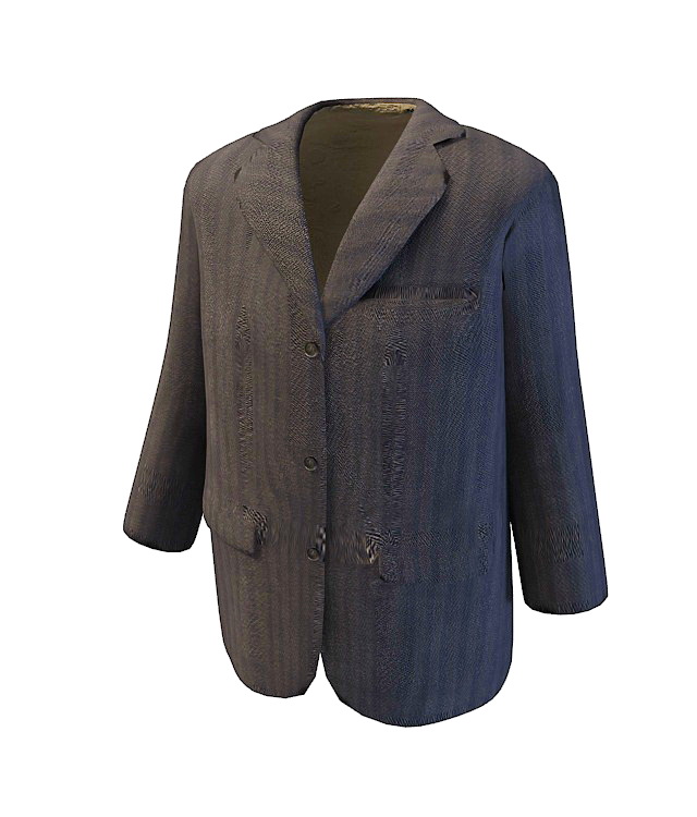 Business suit jacket 3d model 3ds max files free download - modeling ...