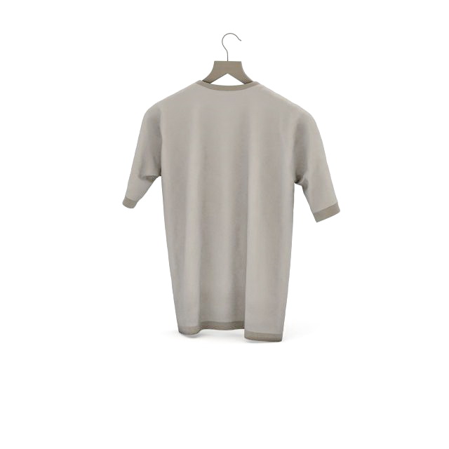 T shirt on hanger 3d model 3ds max files free download
