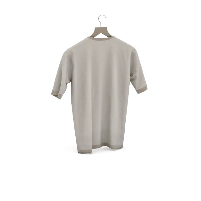 T shirt on hanger 3d model 3ds max files free download - modeling 33124 ...