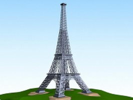 Eiffel tower 3d preview