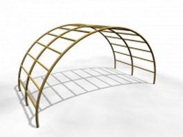 Garden arch design 3d preview