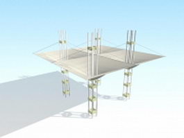 Tensile shade structures 3d preview