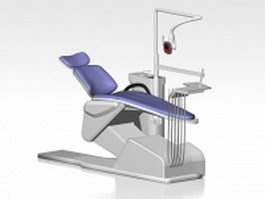 Dental equipment 3d model preview