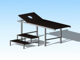 Hospital examination table 3d preview