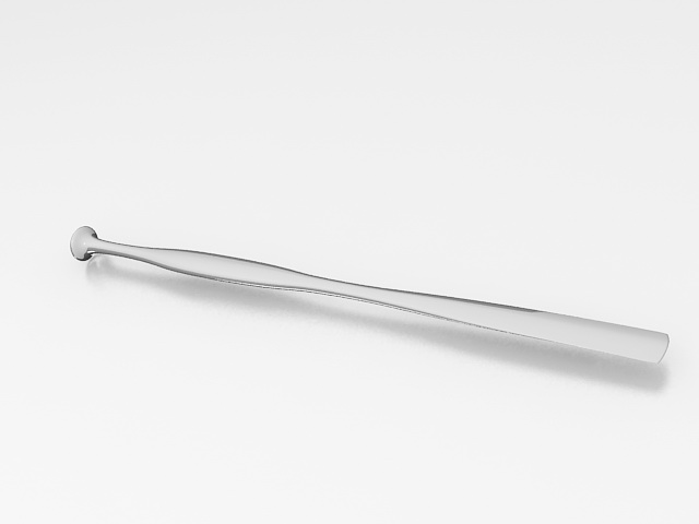 Surgical chisel instrument 3d rendering