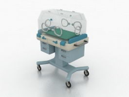 Neonatal incubator 3d model preview