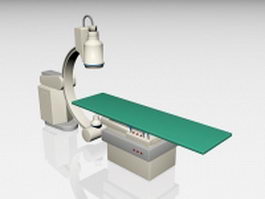 Medical radiation equipment 3d model preview