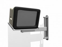 Patient monitor wall mount 3d model preview