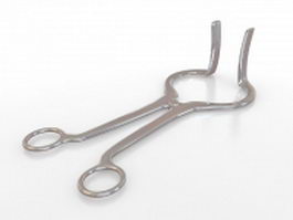 Surgical clamping tool 3d model preview