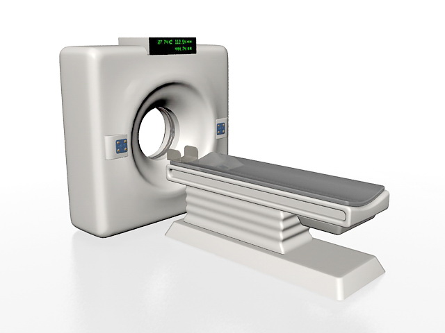 Tomography MRI Machine 3d rendering