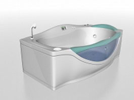 Whirlpool Jetted tub 3d model preview