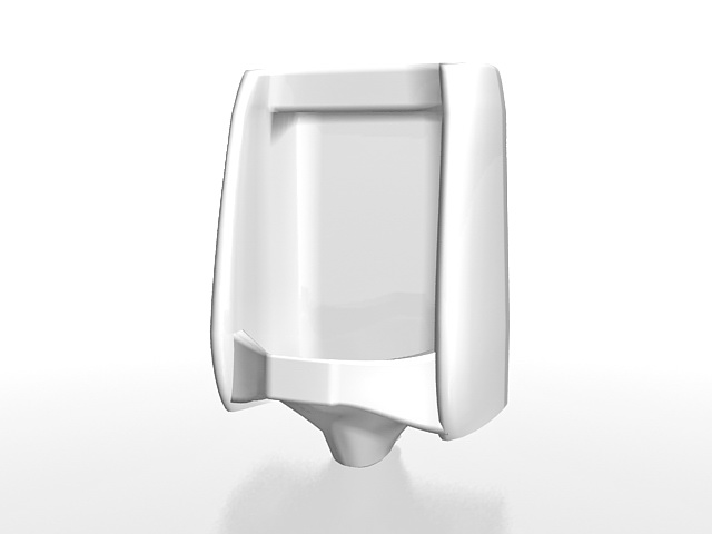 American standard urinal 3d rendering