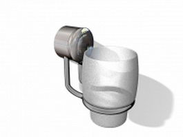 Bathroom tumbler holder 3d model preview