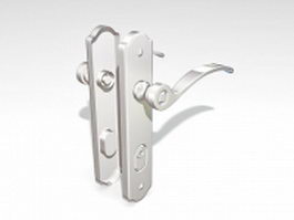 Door handles and locks 3d model preview