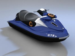 Water scooter 3d preview