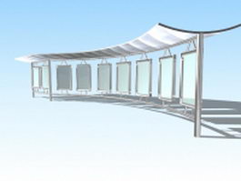 Park canopy 3d preview