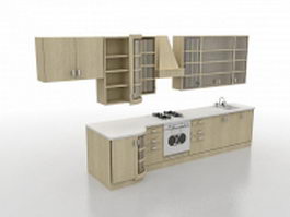 Small kitchen designs 3d model preview