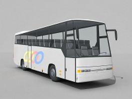 Passenger bus 3d model preview