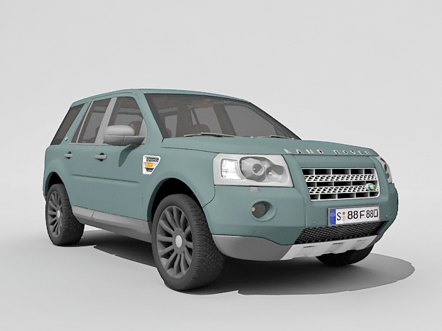 Land Rover Freelander 2 3d rendering