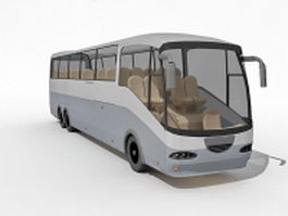 Express bus 3d model preview