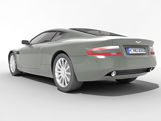 Aston Martin DB9 3d model 3ds Max files free download ...