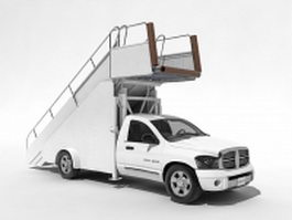 Ram 2500 passenger boarding stairs 3d preview