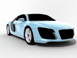 Audi R8 2007 3d model preview
