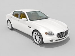 Maserati Ghibli executive car 3d preview