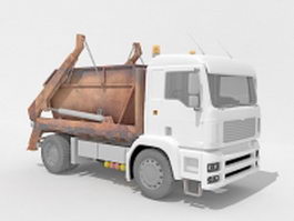 Old dump truck 3d preview
