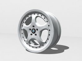 BMW car rim 3d preview