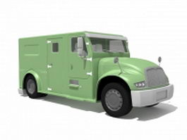 Armored Cash Transport Truck 3d model preview