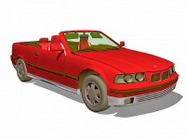 BMW 325i Convertible 3d model preview
