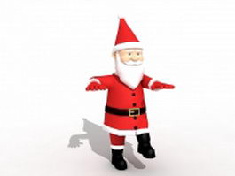 Biped Santa Claus 3d preview