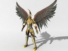 Angel warrior fantasy 3d model preview