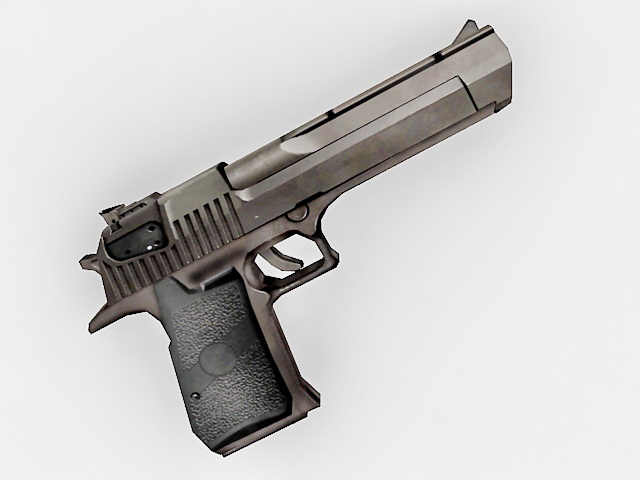 IMI Desert Eagle handgun 3d rendering