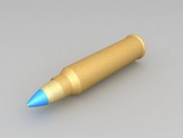 Bullet cartridge 3d model preview