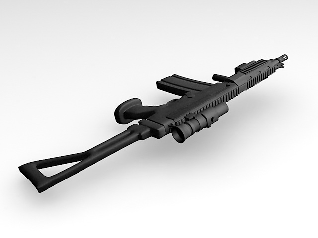 308 Battle Rifle 3d rendering