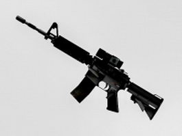 M4A1 carbine assault rifle 3d model preview