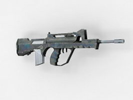 FAMAS bullpup assault rifle 3d model preview