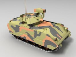 M2A2 light tank 3d model preview