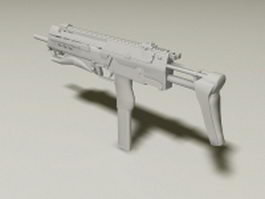 Carbine rifle 3d model preview