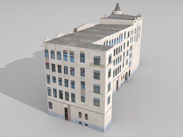 Typical Russian apartment 3d rendering
