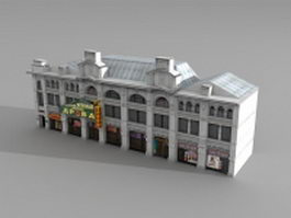 Nikolskaya street building 3d preview