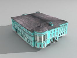 Old Russian Mansion 3d model preview
